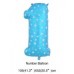 Number Balloons (Sky blue color)